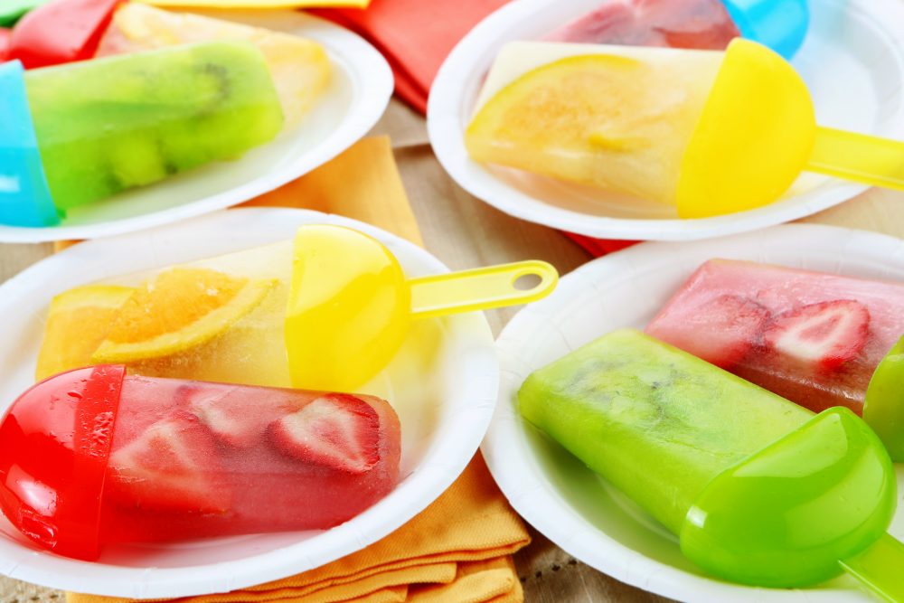 Homemade Fruit & Yogurt Popsicles